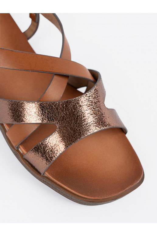 zempapēžu brūnas krāsas kurpes Sergio Leone