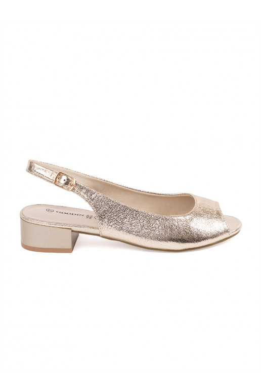 Zelta krāsas kurpes 