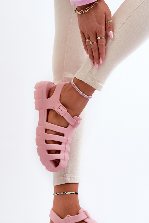  Vieglas čības uz pirksta basenes Rozā krāsas Gasaria