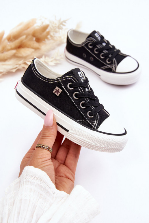 Bērnu apavi Klasiska modeļa brīvā laika apavi Big Star DD374163 melnas krāsas