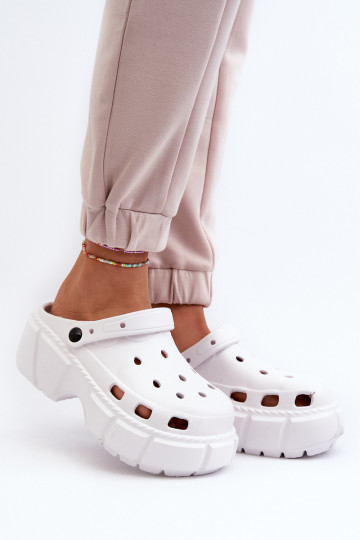 sieviešu čības Vieglas čības uz pirksta  baltas krāsas Witima 2