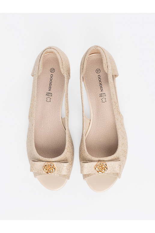 Zelta krāsas kurpes  Zelta krāsas kurpes