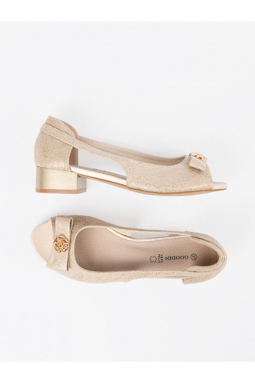 Zelta krāsas kurpes  Zelta krāsas kurpes