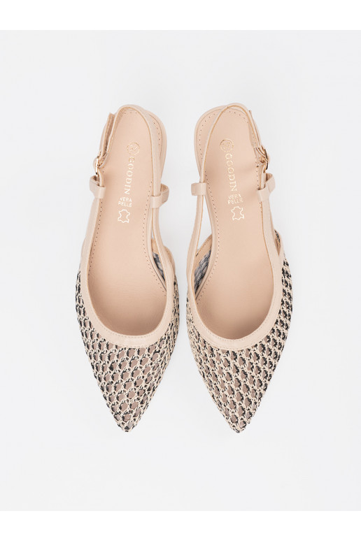 Ziloņkaula krāsas puszābaki   Ziloņkaula krāsas puszābaki