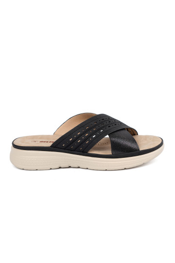 Melns čības  ar platformu