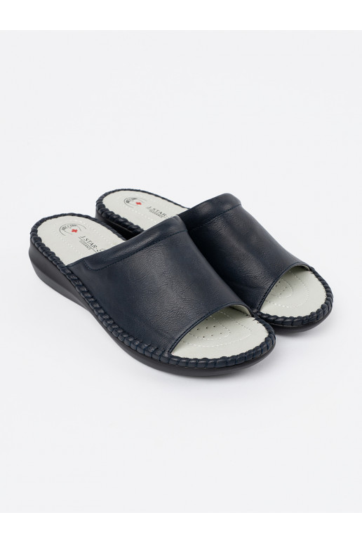 Čības  ze skórzaną wkładką Zilas krāsas