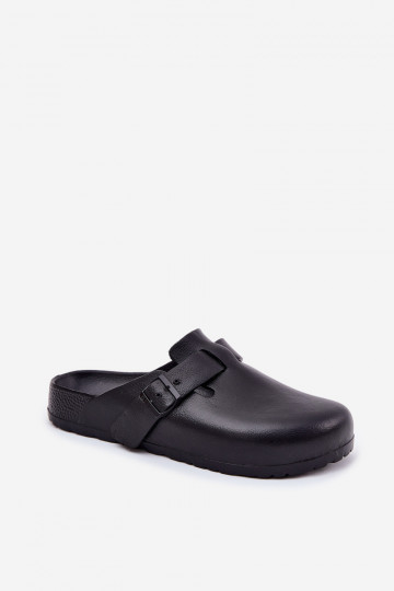 Vieglas čības uz pirksta Čības   ar sprādzēm Big Star RR174A022 Melns