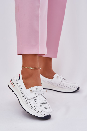 apavi  ar platformu baltas krāsas Violeth 2