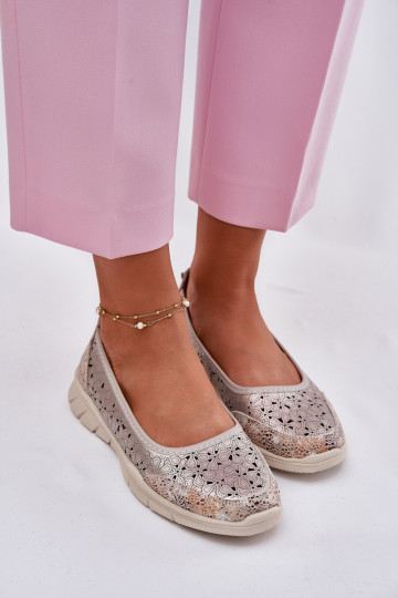 Balerīnas Zelta krāsas Leaneila