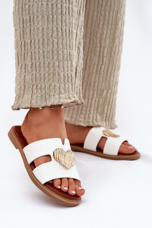 sieviešu čības ar platiem papēžiem  baltas krāsas Karinma sieviešu čības ar platiem papēžiem  baltas krāsas Karinma