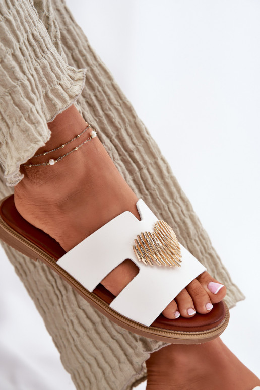 sieviešu čības ar platiem papēžiem  baltas krāsas Karinma sieviešu čības ar platiem papēžiem  baltas krāsas Karinma