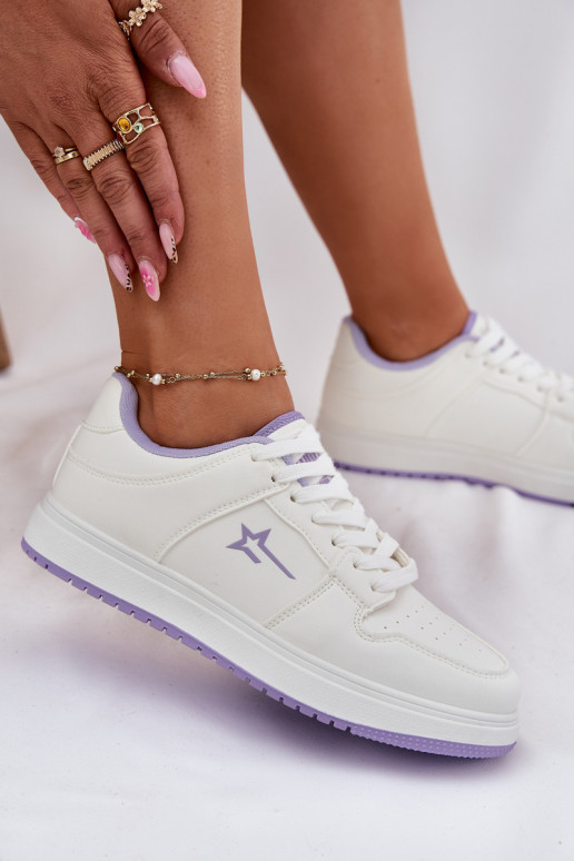  modeļa apavi  Big Star RR274A245 HI-POLY SYSTEM Baltas-Violeta krāsa