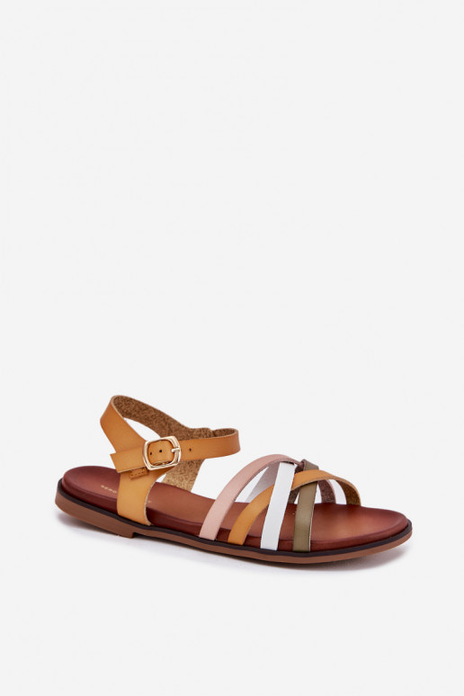 Sieviešu basenes Z Przeplatającymi Się Paskami Sergio Leone SK090H Dzelteni Sieviešu basenes Z Przeplatającymi Się Paskami Sergio Leone SK090H Dzelteni