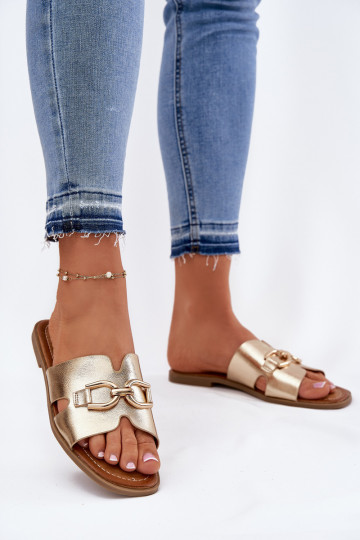 Čības   Detalem Zelta krāsas Amiresna