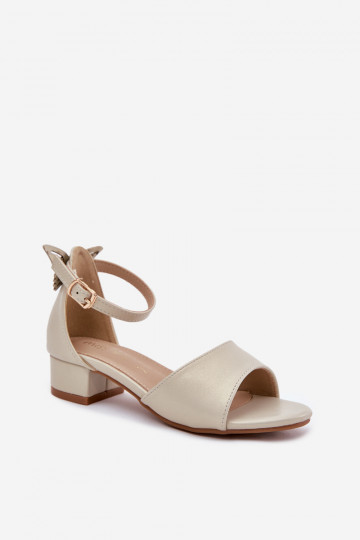 Spīdīgi sandales Bērnu  Zelta krāsas Ainare