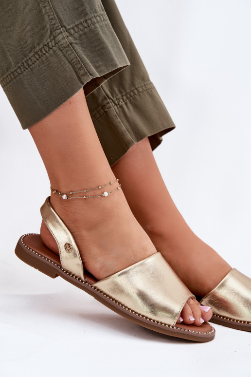 Sieviešu basenes ar platiem papēžiem Eko   Zelta krāsas Dereka Sieviešu basenes ar platiem papēžiem Eko   Zelta krāsas Dereka