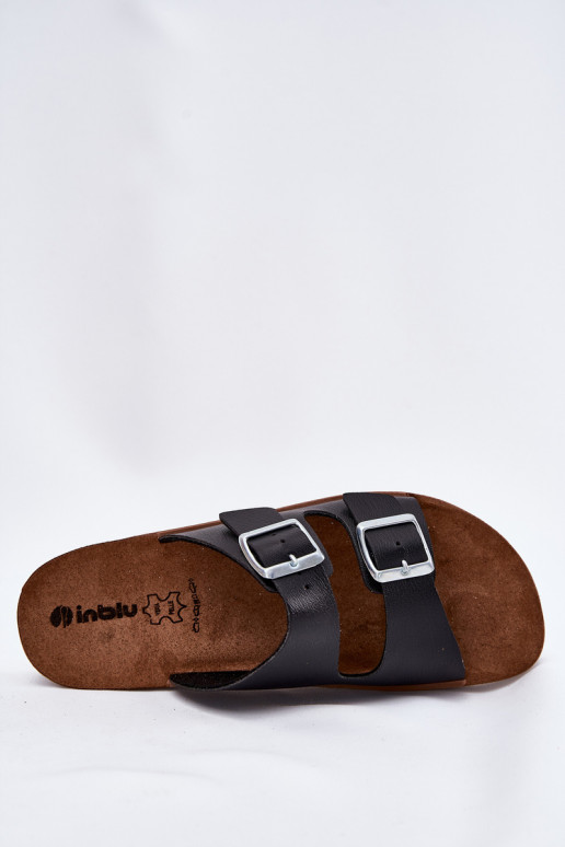 sieviešu čības ar sprādzēm Inblu CP000042 Melns sieviešu čības ar sprādzēm Inblu CP000042 Melns