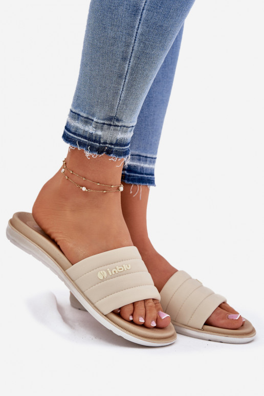 sieviešu čības Inblu SF000003 smilšu krāsas sieviešu čības Inblu SF000003 smilšu krāsas