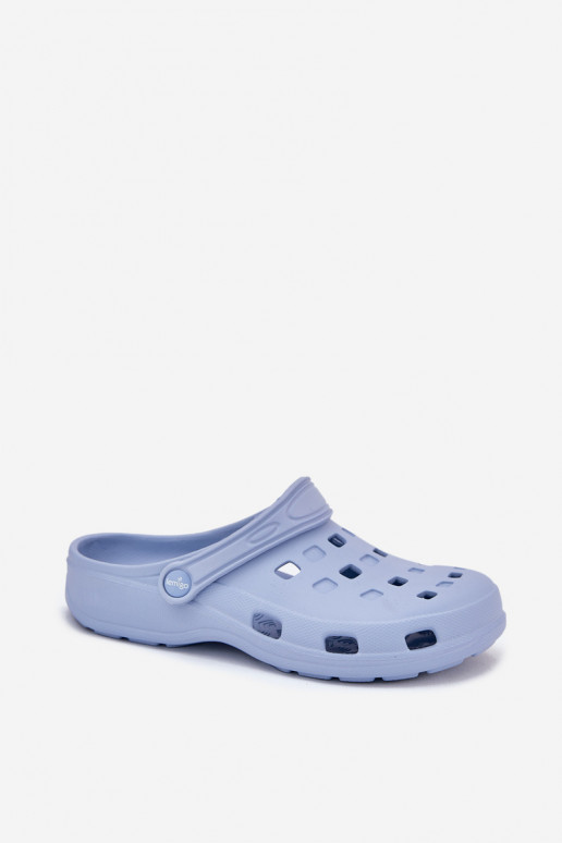 sieviešu čības Vieglas čības uz pirksta LEMIGO 806 Zilas krāsas sieviešu čības Vieglas čības uz pirksta LEMIGO 806 Zilas krāsas