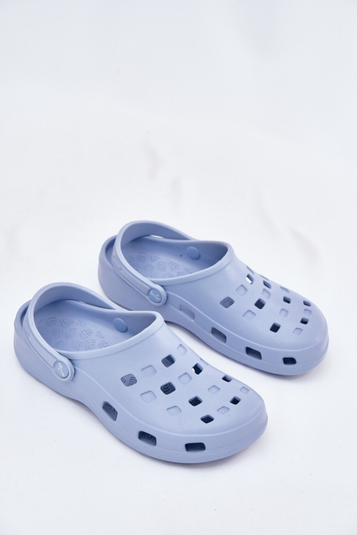 sieviešu čības Vieglas čības uz pirksta LEMIGO 806 Zilas krāsas sieviešu čības Vieglas čības uz pirksta LEMIGO 806 Zilas krāsas