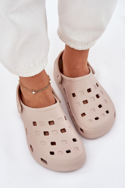 sieviešu čības Vieglas čības uz pirksta LEMIGO 806 smilšu krāsas sieviešu čības Vieglas čības uz pirksta LEMIGO 806 smilšu krāsas