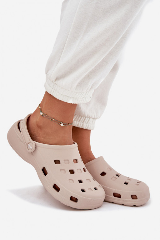 sieviešu čības Vieglas čības uz pirksta LEMIGO 806 smilšu krāsas sieviešu čības Vieglas čības uz pirksta LEMIGO 806 smilšu krāsas