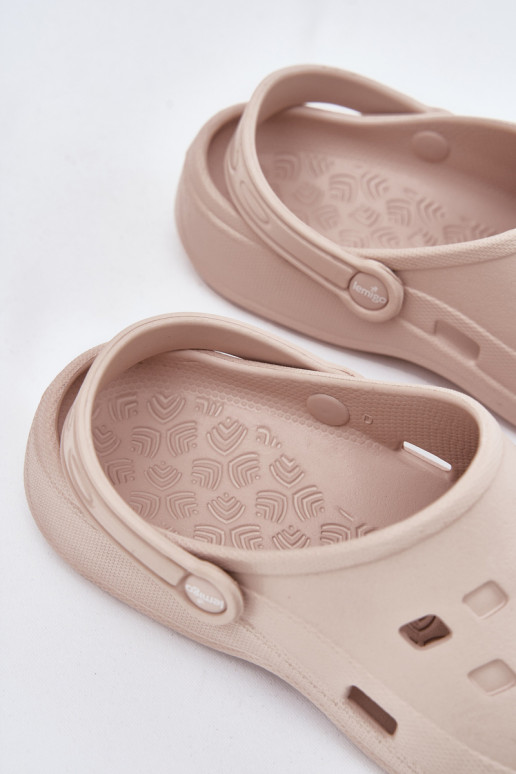 sieviešu čības Vieglas čības uz pirksta LEMIGO 806 smilšu krāsas sieviešu čības Vieglas čības uz pirksta LEMIGO 806 smilšu krāsas