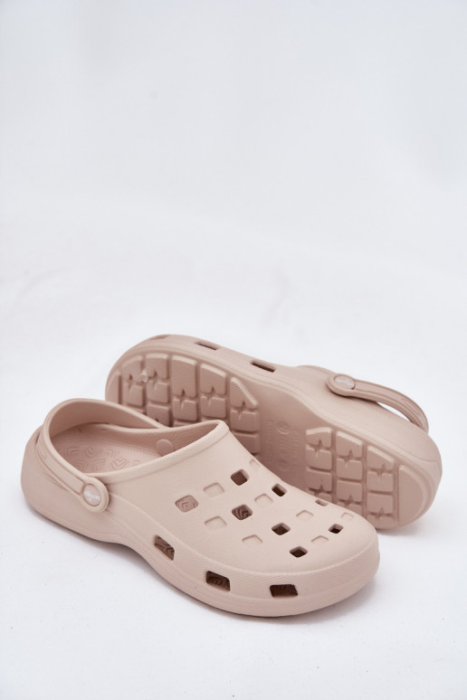 sieviešu čības Vieglas čības uz pirksta LEMIGO 806 smilšu krāsas sieviešu čības Vieglas čības uz pirksta LEMIGO 806 smilšu krāsas