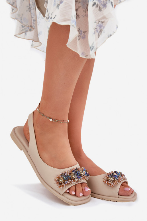 līdzenas zoles basenes ar mirdzošiem spīdumiem S.Barski KV51-079 smilšu krāsas