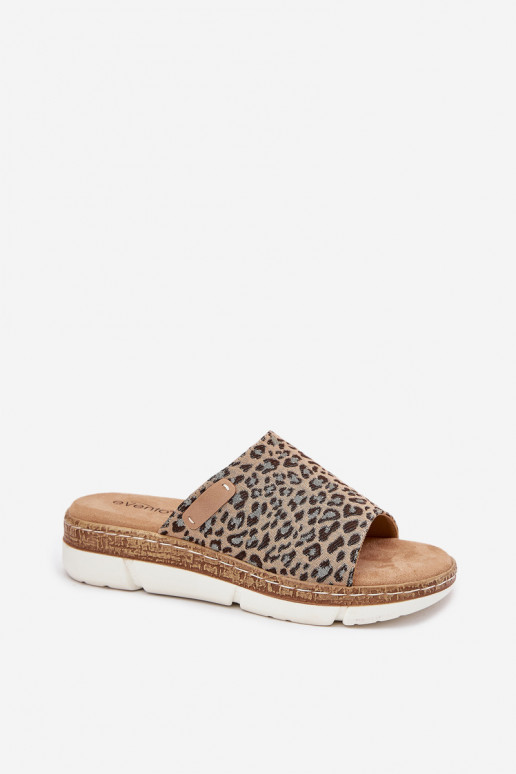 sieviešu čības  ar leoparda kažokādas rakstu Norozi sieviešu čības  ar leoparda kažokādas rakstu Norozi