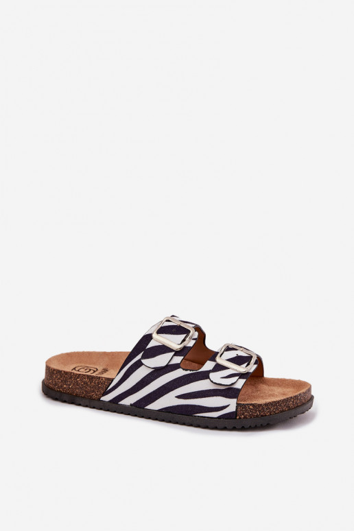 sieviešu čības ar sprādzēm Zebra Oliena sieviešu čības ar sprādzēm Zebra Oliena