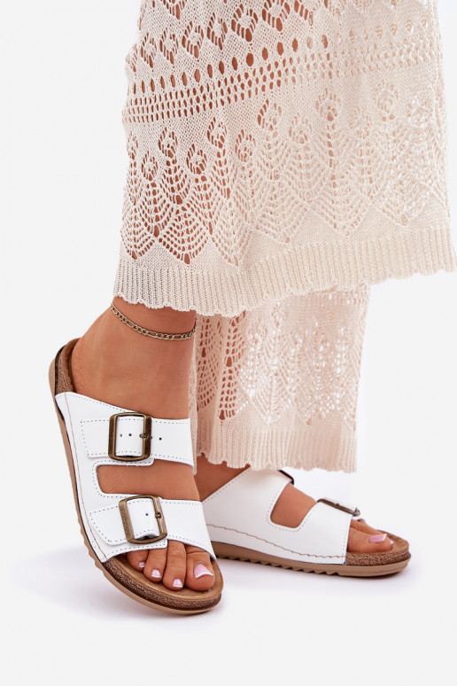 Čibas no dabīgas ādas  Z Klarami Inblu AA0002KU baltas krāsas Čibas no dabīgas ādas  Z Klarami Inblu AA0002KU baltas krāsas