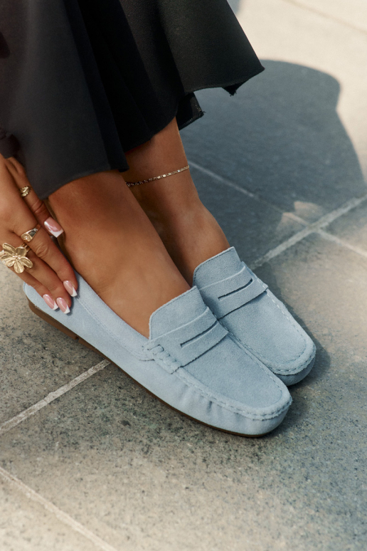 Zamša mokasīni Big Star zilā krāsā Zamša mokasīni Big Star zilā krāsā