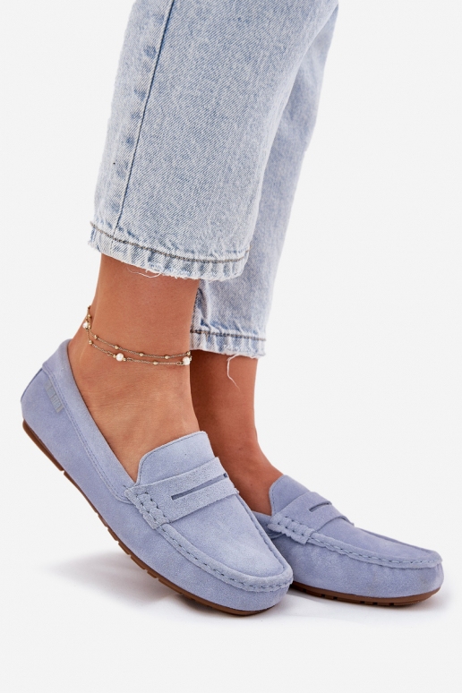 Zamša mokasīni Big Star zilā krāsā Zamša mokasīni Big Star zilā krāsā