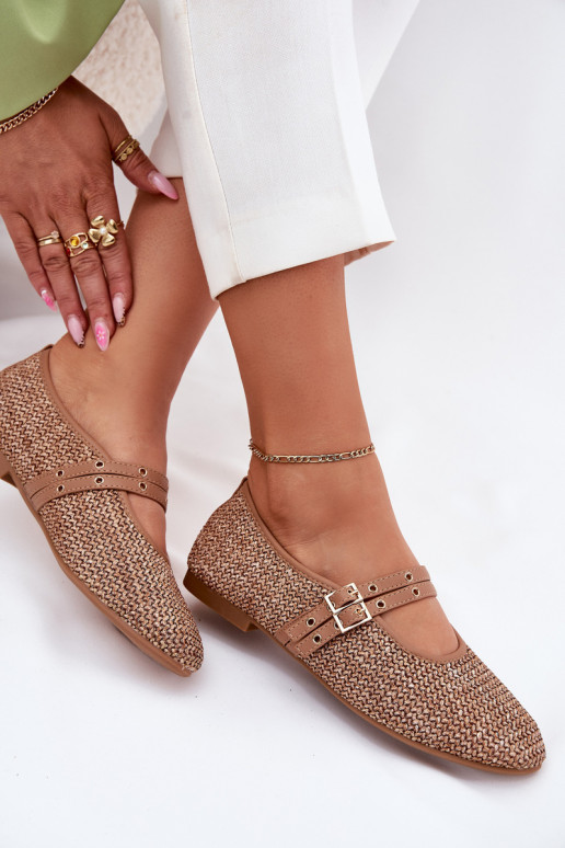 Balerīnas  I Paskami Haki krāsas Partheda Balerīnas  I Paskami Haki krāsas Partheda