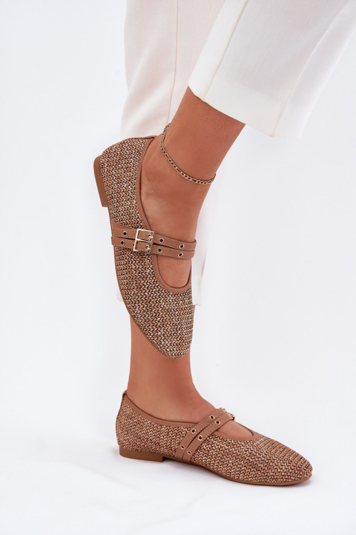 Balerīnas  I Paskami Haki krāsas Partheda Balerīnas  I Paskami Haki krāsas Partheda