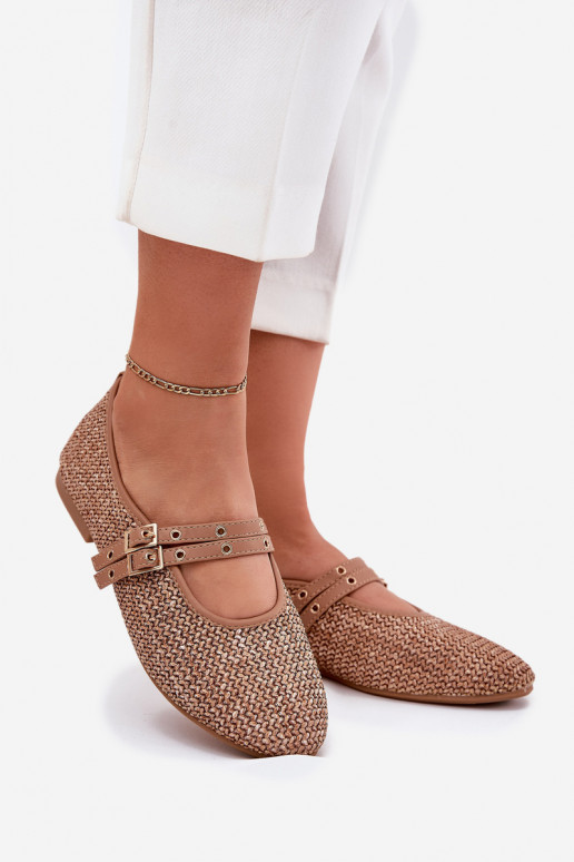 Balerīnas  I Paskami Haki krāsas Partheda Balerīnas  I Paskami Haki krāsas Partheda