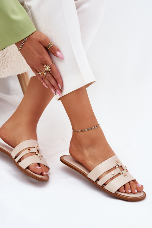 zempapēžu sieviešu čības Ze Zelta krāsasm Detalem smilšu krāsas Noroti