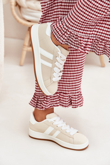 sporta apavi  modeļa apavi  no eko ādas smilšu krāsas Ravina 2