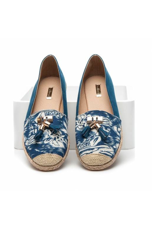 Espadrilles Jeans Blue Suede BL22-520BL