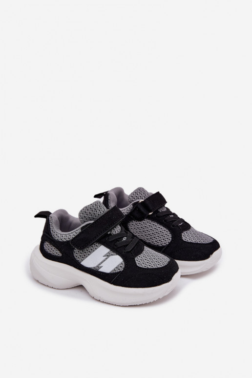 sporta apavi  modeļa apavi Bērnu apavi ar lipīgām aizdarēm -Pelēkas krāsas Selinea sporta apavi  modeļa apavi Bērnu apavi ar lipīgām aizdarēm -Pelēkas krāsas Selinea