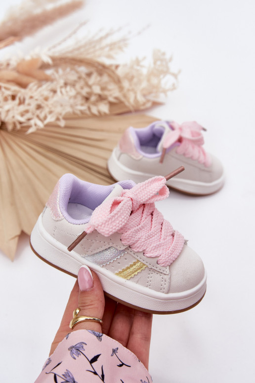 Bērnu sporta apavi "Sneakers" modeļa ar lipīgām aizdares, dažādās krāsās "Celyna"