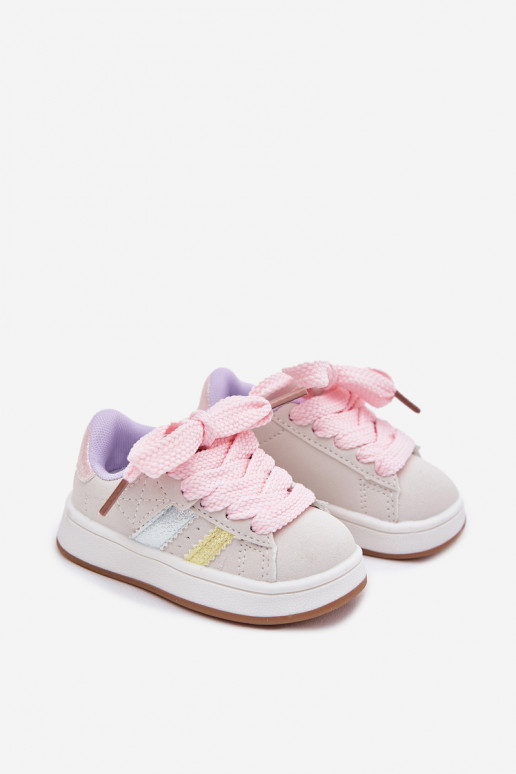 Bērnu sporta apavi "Sneakers" modeļa ar lipīgām aizdares, dažādās krāsās "Celyna"