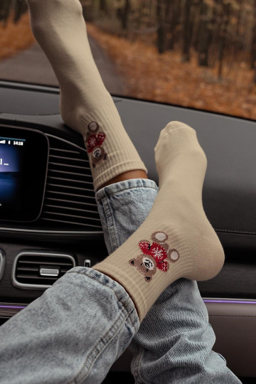 Zeķes   Sweterku smilšu krāsas