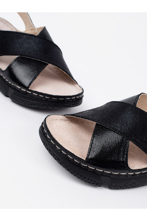 sandales Melnas krāsas  sandales Melnas krāsas