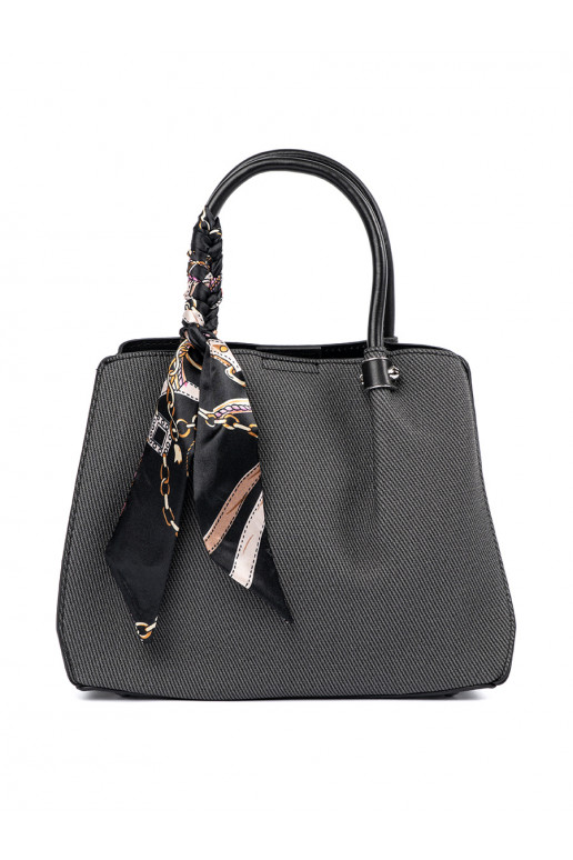 Melnas krāsas średnia Soma z ozdobną chustą