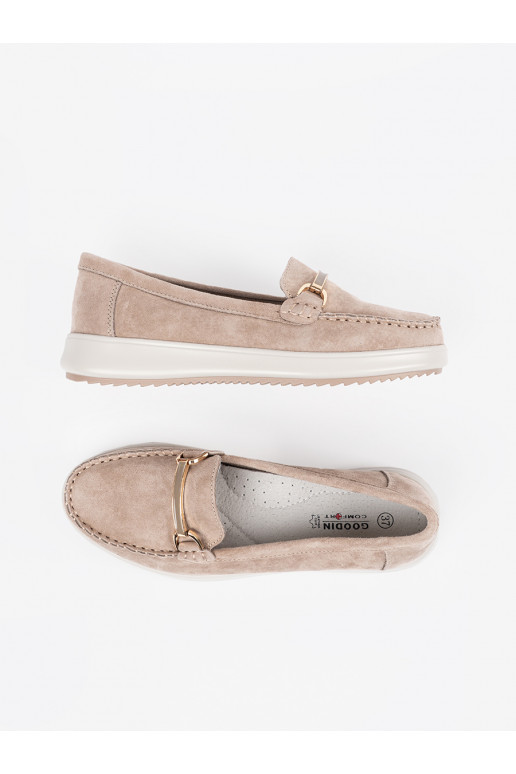 smilšu krāsas mokasīni  smilšu krāsas mokasīni