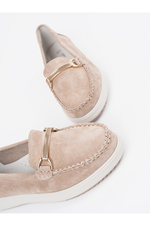 smilšu krāsas mokasīni  smilšu krāsas mokasīni