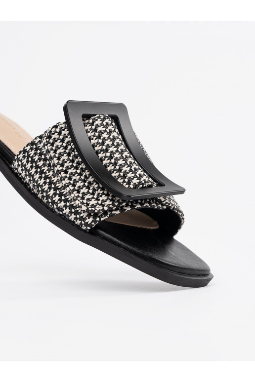 Tweedowe čības   melns-balta krāsa Tweedowe čības   melns-balta krāsa