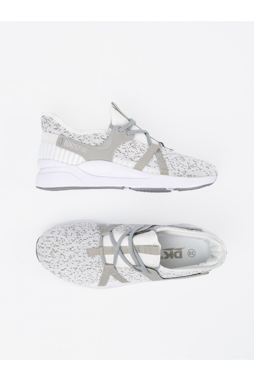 Sporta stila apavi balta krāsa-pelēkas krāsas Sporta stila apavi balta krāsa-pelēkas krāsas